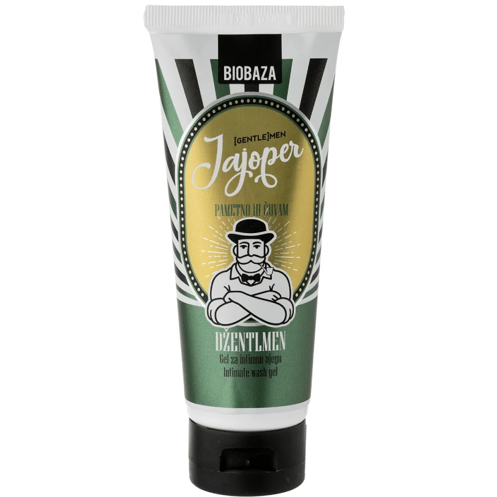 Gel natural intim pentru barbati Jajoper Gentlemen, 100ml, Biobaza