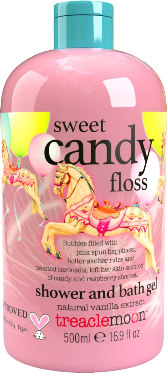 Gel de dus Sweet Candy Floss, 500ml, Treaclemoon