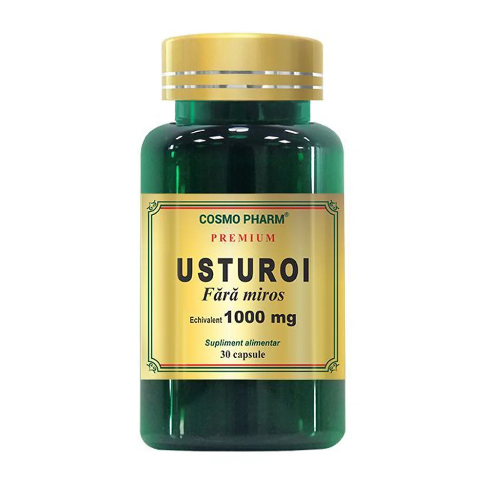 Usturoi fara miros 1000mg, 30 capsule, Cosmopharm