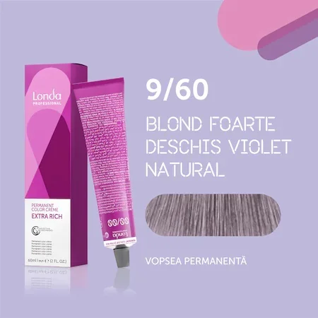 Vopsea de par permanenta 9/60 Extra Rich, 60ml, Londa Professional 