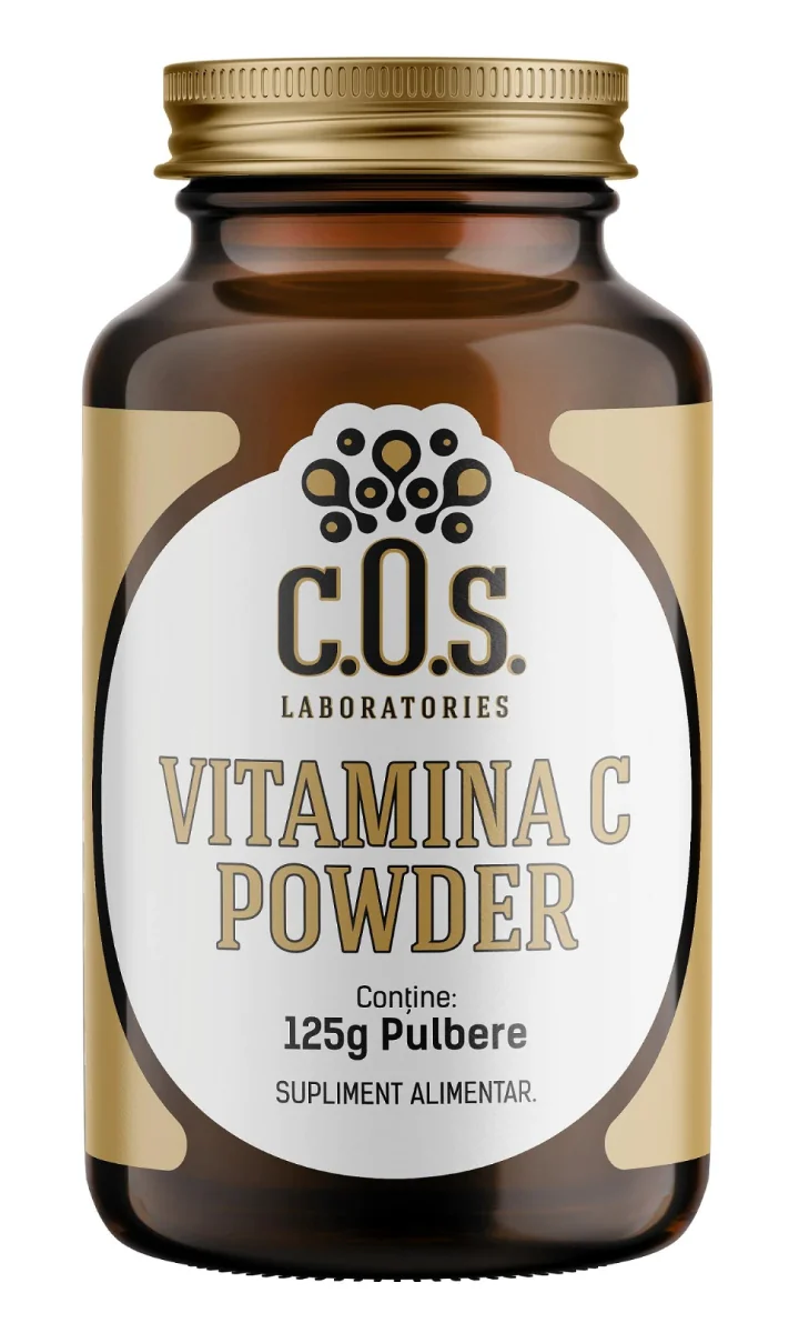 Vitamina C Powder, 125g, COS Laboratories