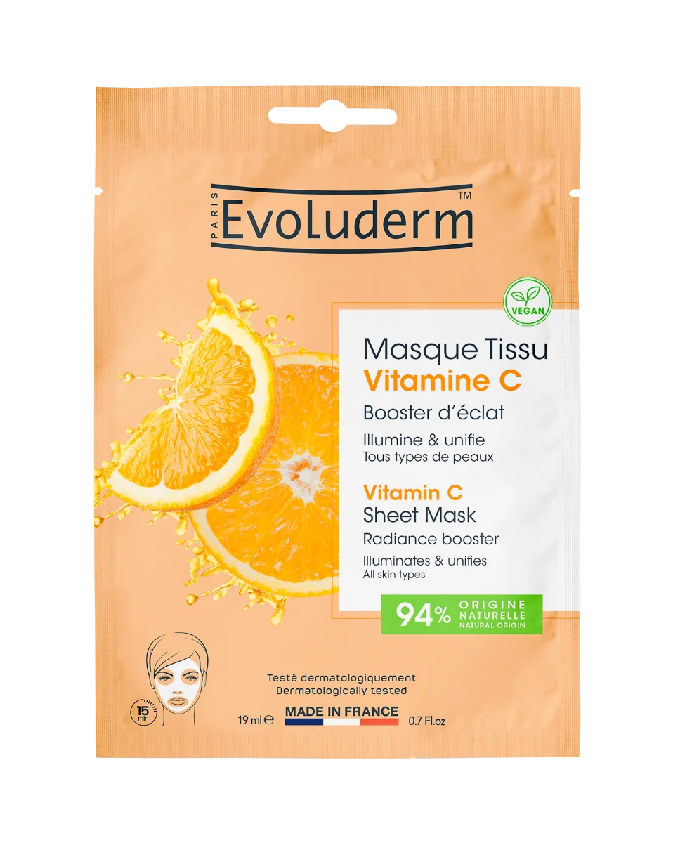 Masca iluminatoare cu Vitamina C, 19ml, Evoluderm