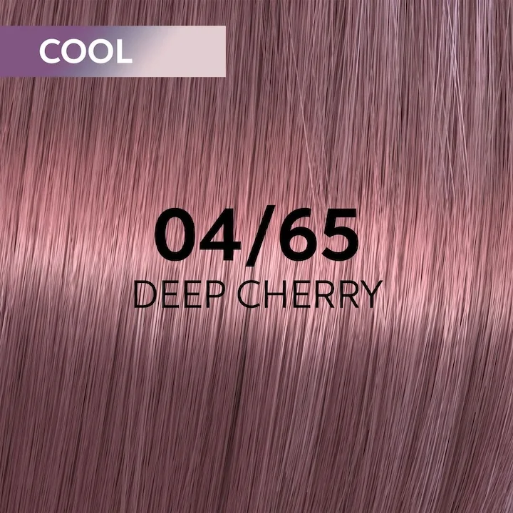 Vopsea demi-permanenta Shinefinity Zero Lift Glaze 04/65 Deep Cherry, 60 ml, Wella Professionals 