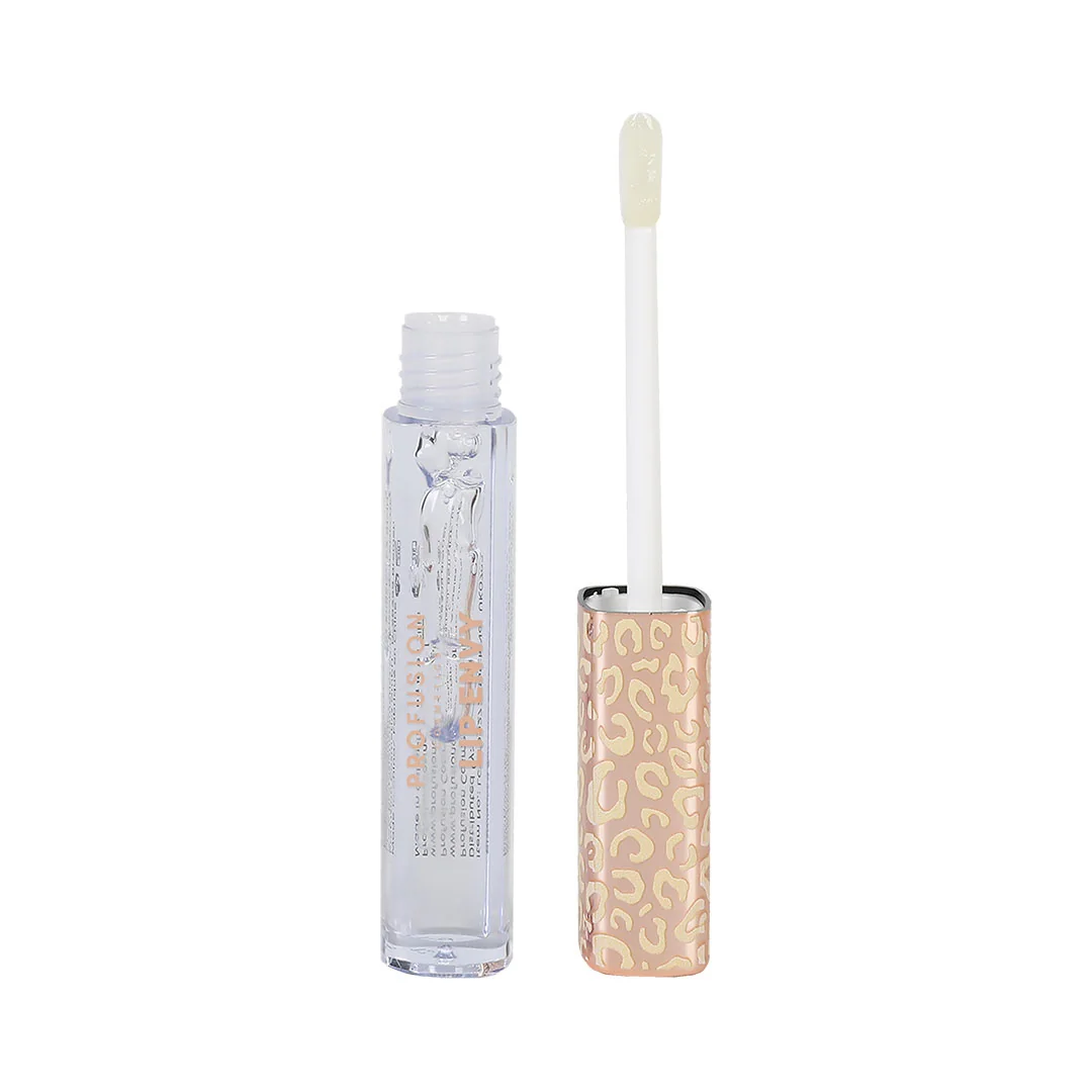 Set Luciu de buze ultra neted si lucios 3.5ml + Creion pentru buze cu finish satinat 0.3g Lip Envy Crystal Clear, Profusion Cosmetics 