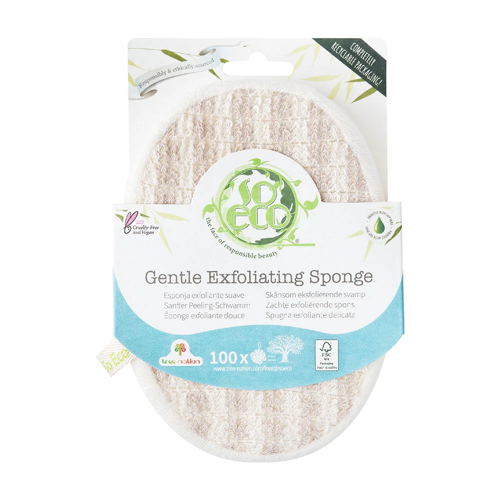 Burete ecologic pentru exfoliere delicata, 1 bucata, So Eco 