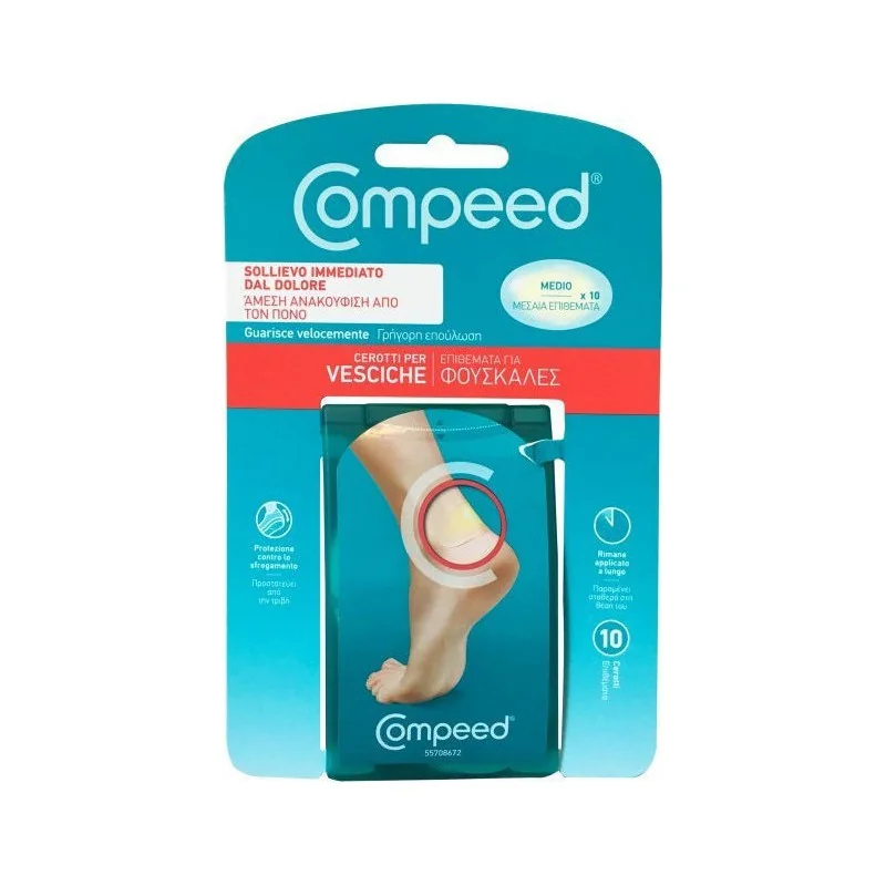 Plasturi pentru bataturi superficiale medii, 6 bucati, Compeed,