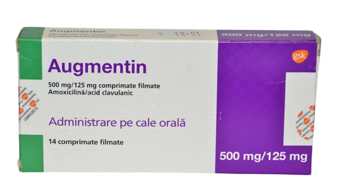 Augmentin 500mg/125mg, 14 comprimate, GSK