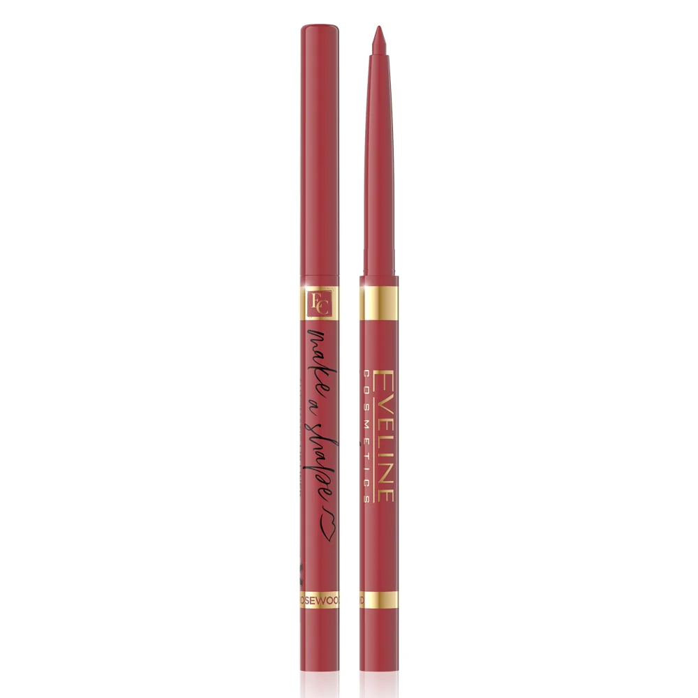 Creion de buze Make a Shape Rosewood, 0.4g, Eveline Cosmetics