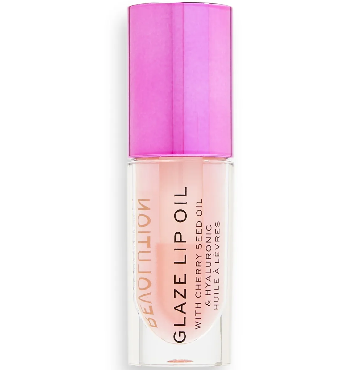 Ulei de buze Glaze Glam Pink, 4.6ml, Makeup Revolution 