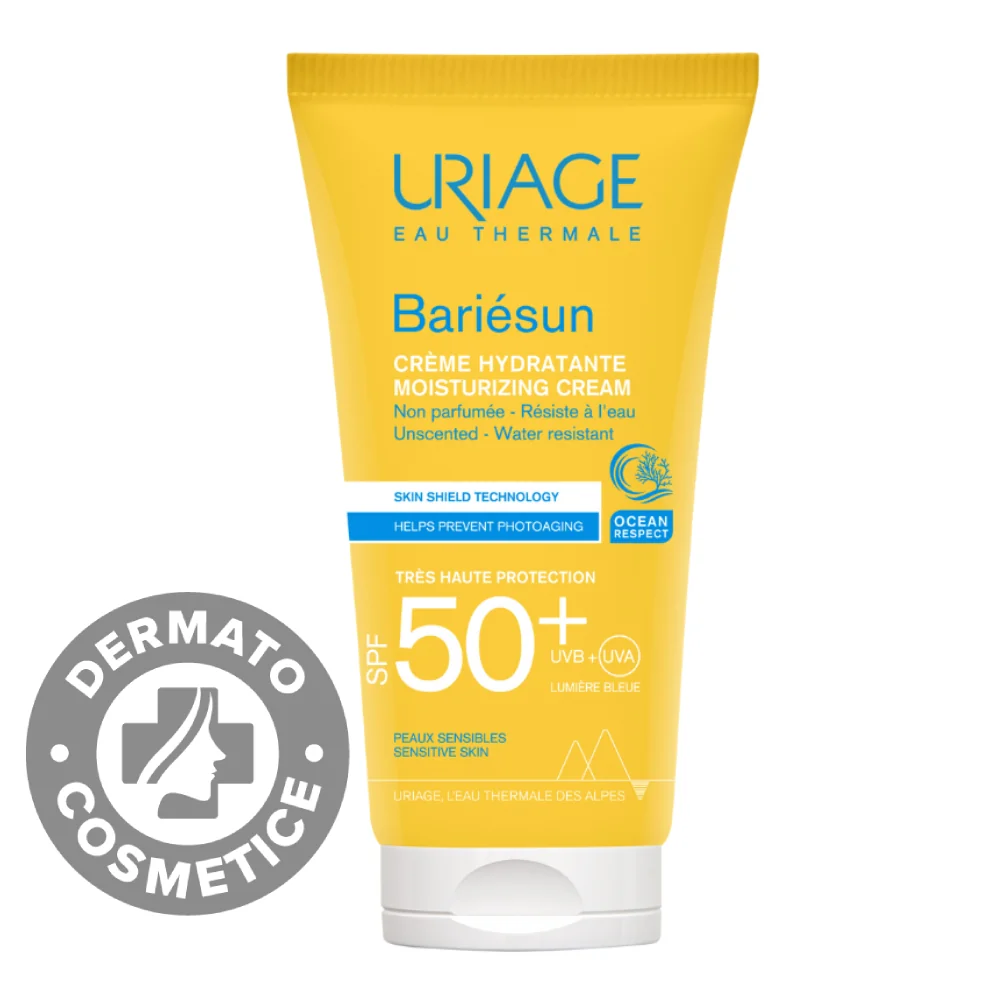 Crema protectie solara fara parfum SPF50+ Bariesun, 50ml, Uriage 