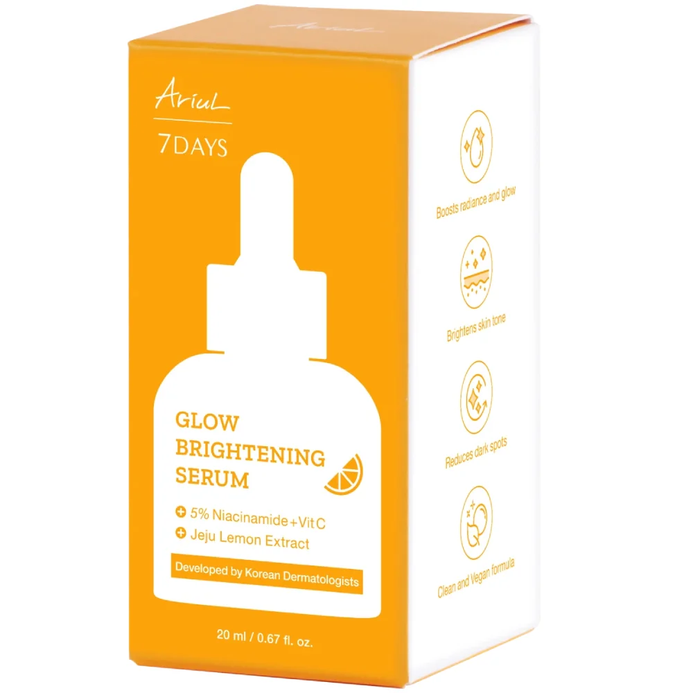 Serum de fata pentru luminozitate 7 Days Glow, 20ml, Ariul