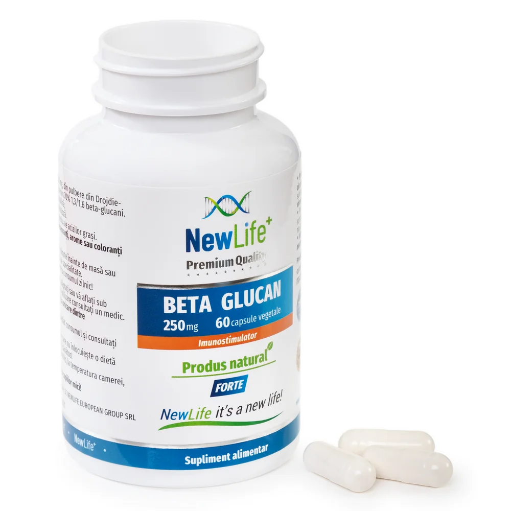 Beta Glucan 250mg, 60 capsule, NewLife 