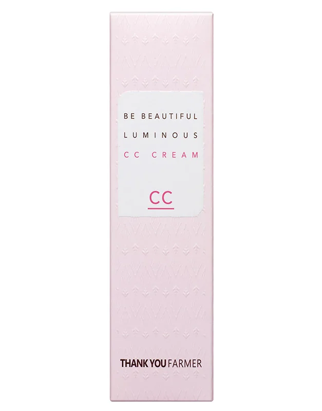 Crema CC iluminatoare Beautiful Luminous, 40ml, Thank You Farmer 