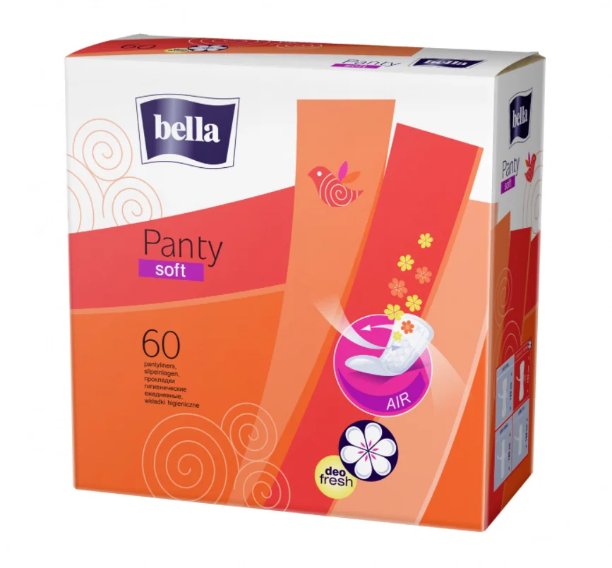 Absorbante zilnice Panty Soft Deo, 60 bucati, Bella