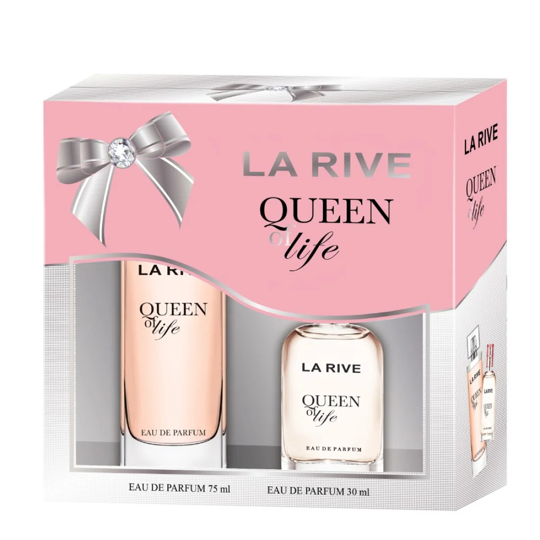 Pachet Queen Of Life Apa de parfum 75ml+ Apa de parfum 30ml, La Rive