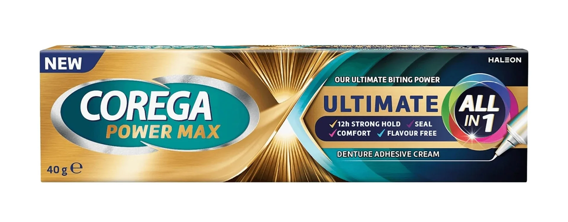 Crema adeziva pentru proteza dentara Power Max Ultimate All In One 40g, Corega