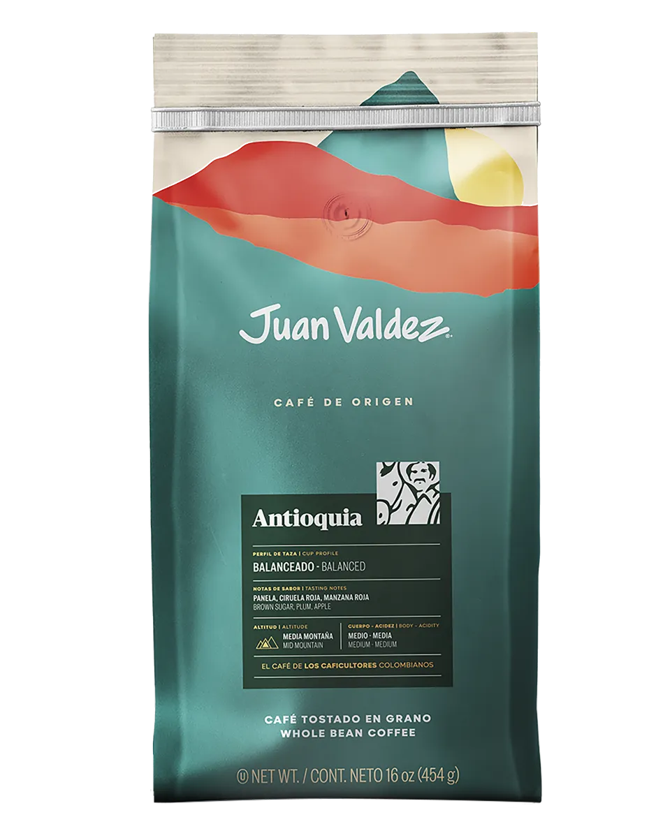 Cafea boabe Origine Antioquia, 454g, Juan Valdez 