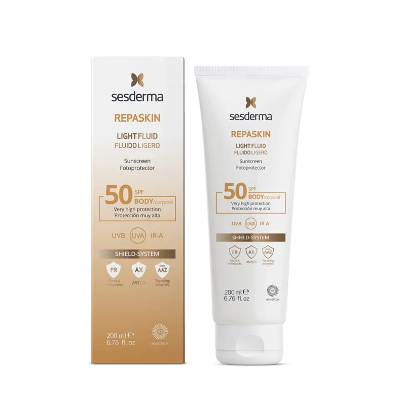 Lotiune de protectie solara pentru corp SPF 50 Repaskin, 200ml, Sesderma 