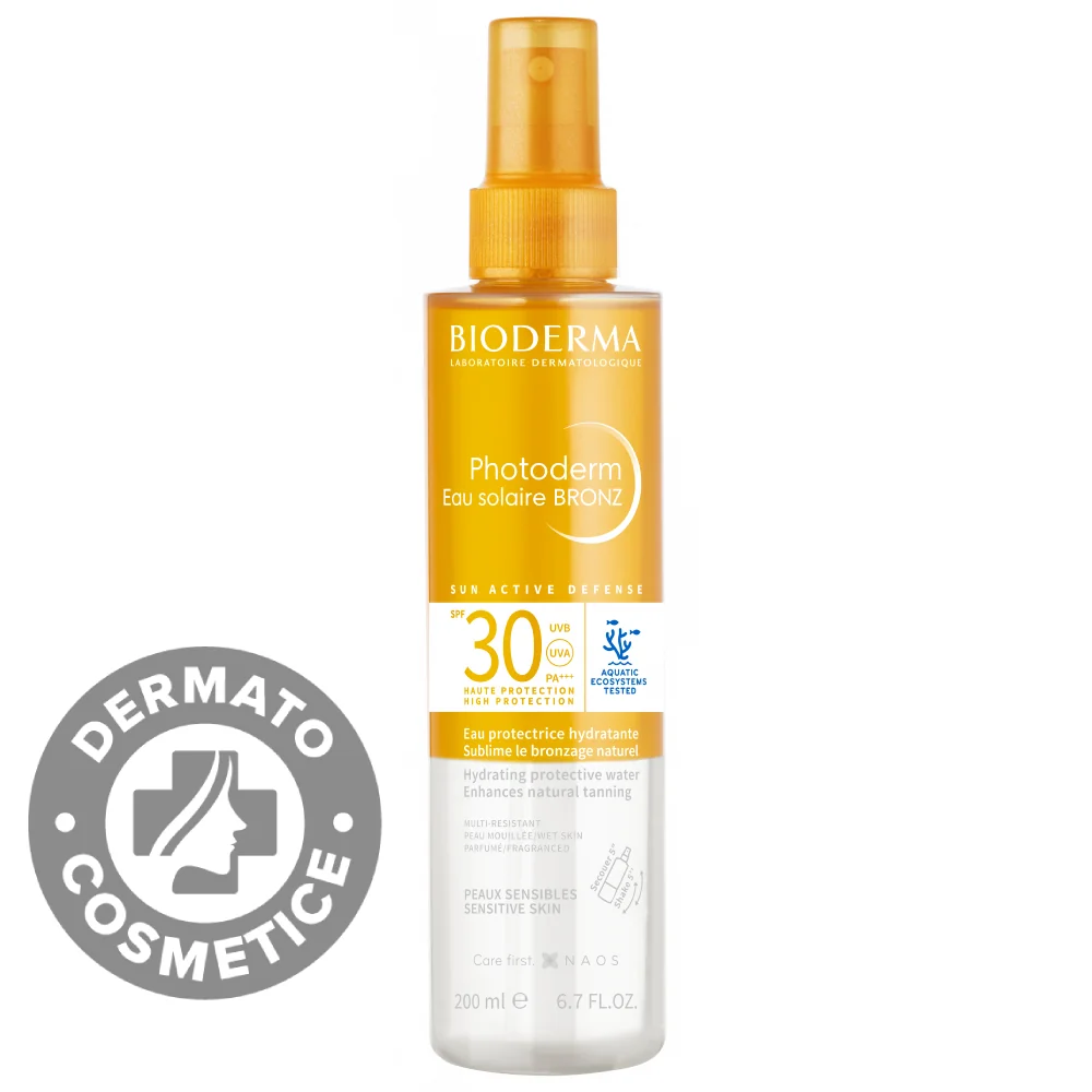 Apa de protectie solara SPF 30 Photoderm, 200ml, Bioderma 