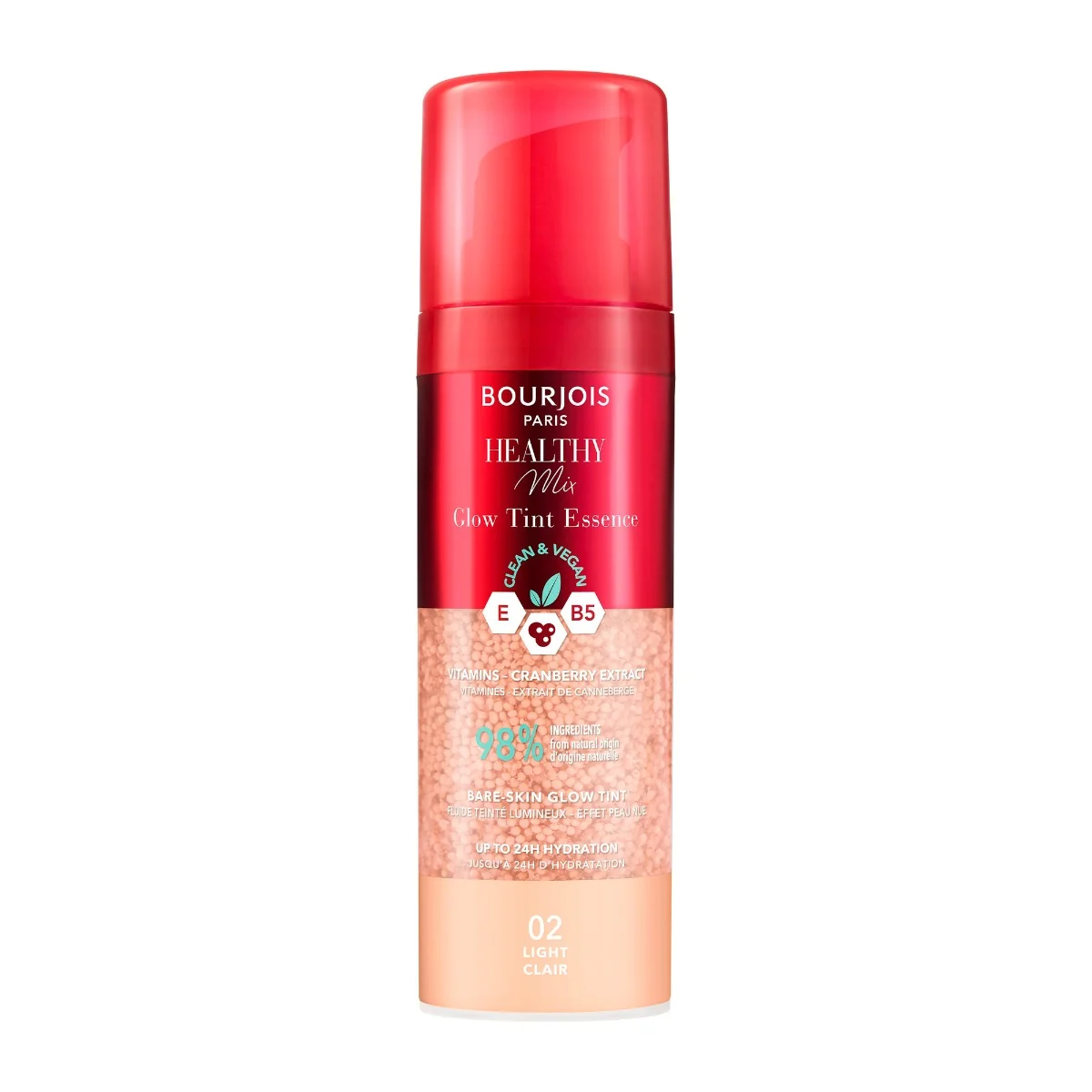 Crema coloranta Healthy Mix Glow Tint Essence 02 Light, 30ml, Bourjois 