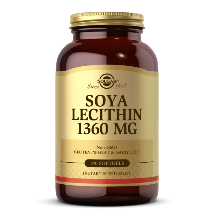 Lecithin 1360mg, 100 capsule, Solgar