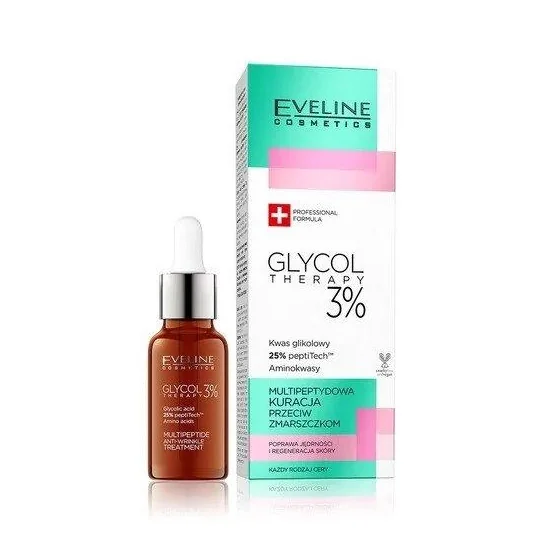 Tratament anti-rid Glycol Therapy 3%, 18ml, Eveline Cosmetics