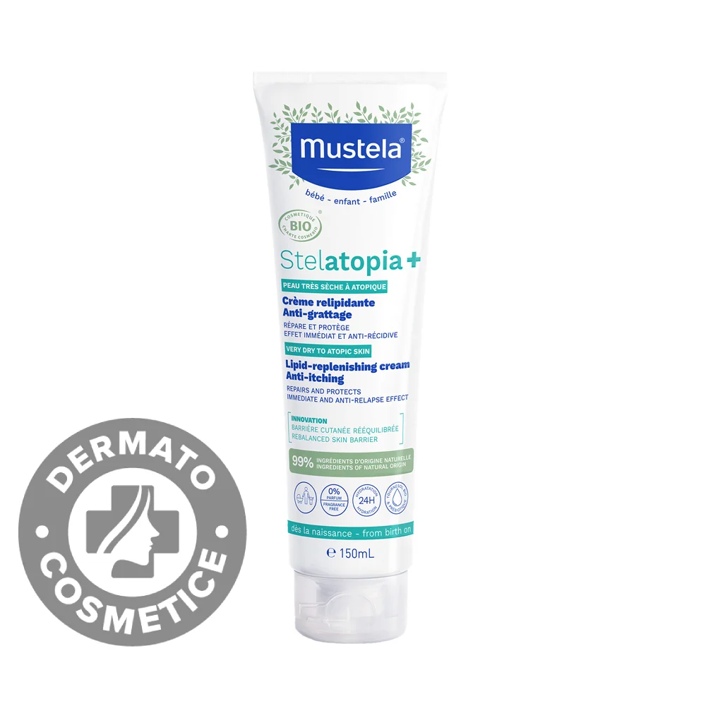 Crema de refacere a lipidelor Stelatopia+, 150ml, Mustela