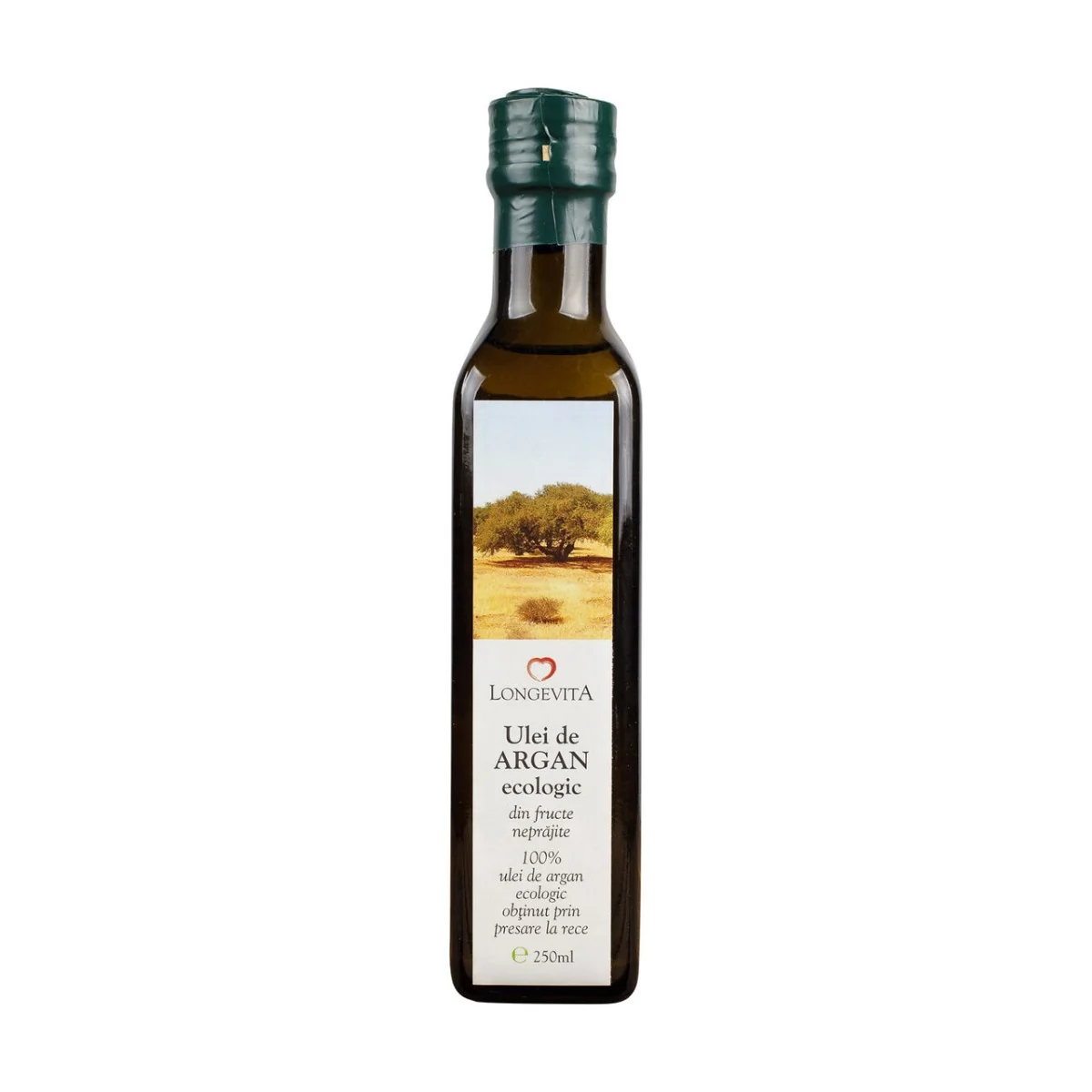 Ulei de argan presat la rece Bio, 250ml, Longevita