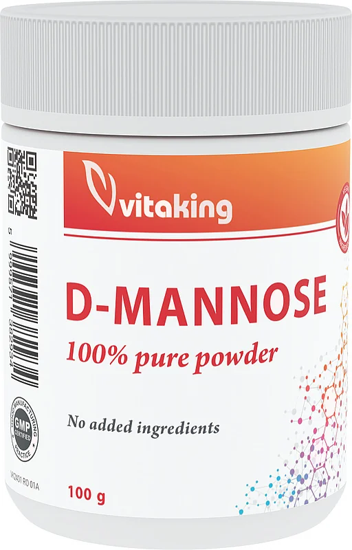 Pulbere D-manoza, 100g, Vitaking