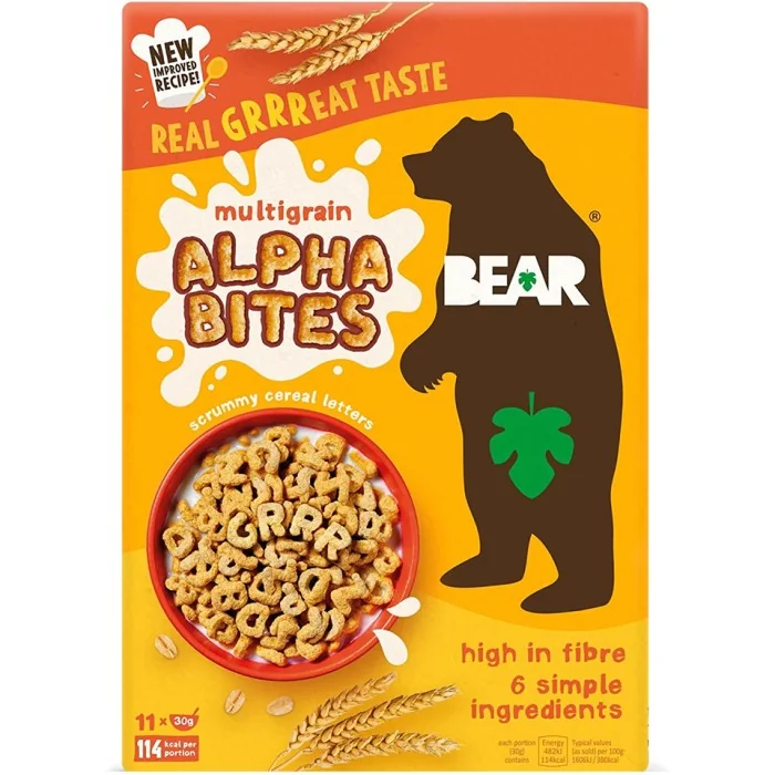 Multicereale Alphabites, 350g, Bear