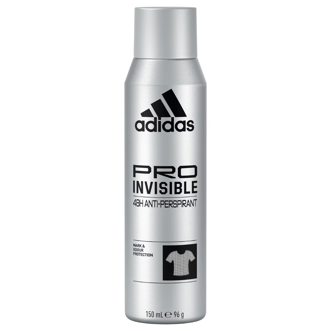 Deodorant spray antiperspirant Male Pro Invisible, 150ml, Adidas