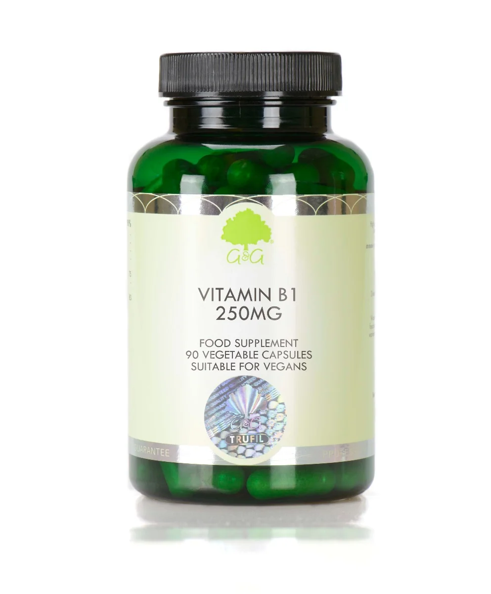 Vitamina B1 Tiamina 250mg, 90 capsule, G&G