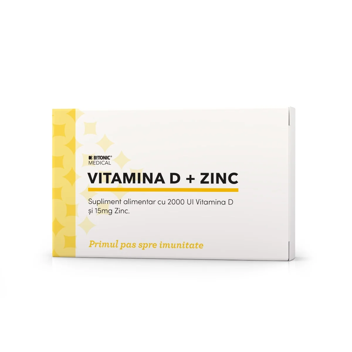 Vitamina D 2000UI + Zinc 15mg, 30 capsule, Bitonic