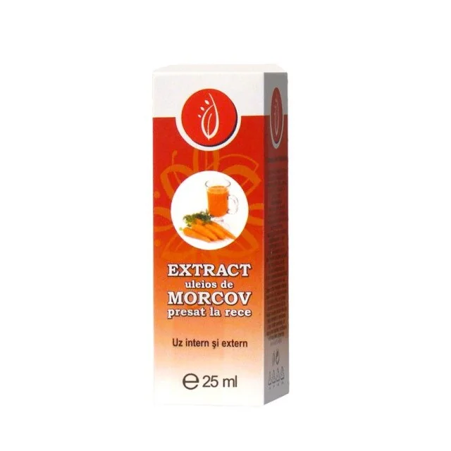 Extract uleios de morcovi presat la rece, 25ml, Manicos