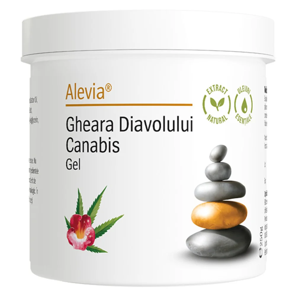 Gel cu canabis Gheara Diavolului, 250ml, Alevia