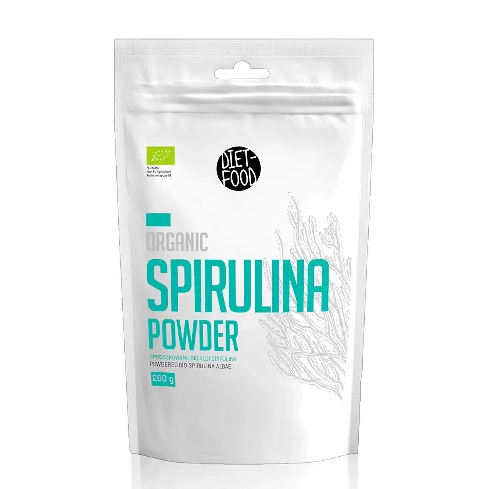 Spirulina pudra bio, 200g, Diet Food