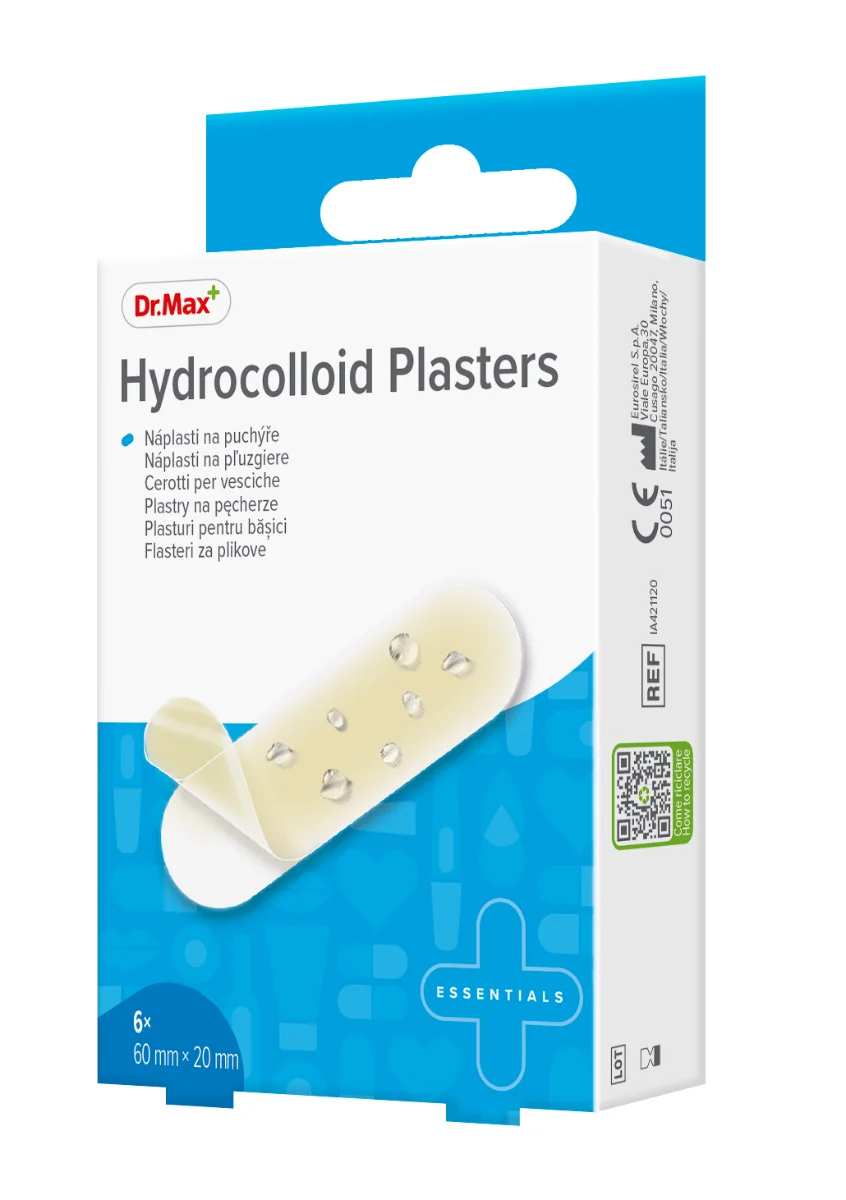 Dr. Max Plaster Hydrocolloid 20 x 60mm, 6 bucati