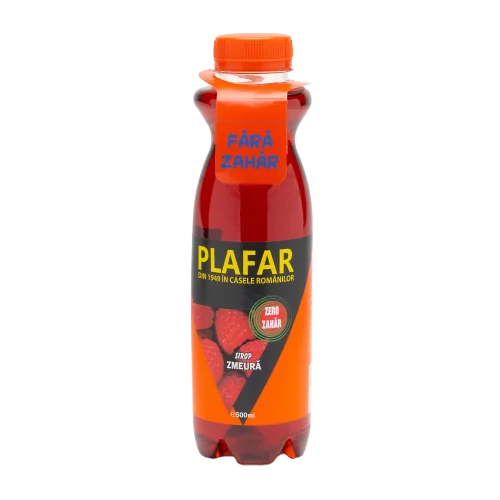 Sirop de zmeura zero zahar, 500ml, Plafar