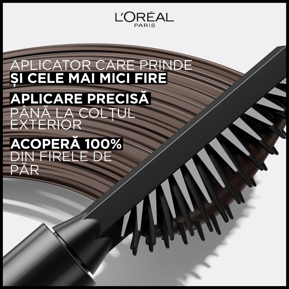 Mascara pentru sprancene cu efect de volum Infaillible 24H Blonde, 4.9ml, L'Oreal Paris 