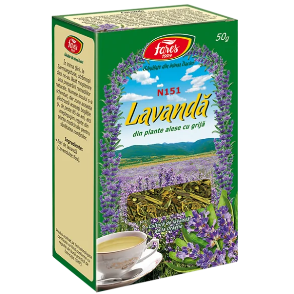 Ceai de lavanda, 50g, Fares