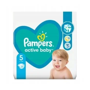 Scutece Active Baby Marimea 5 pentru 11-16 kg, 38 bucati, Pampers