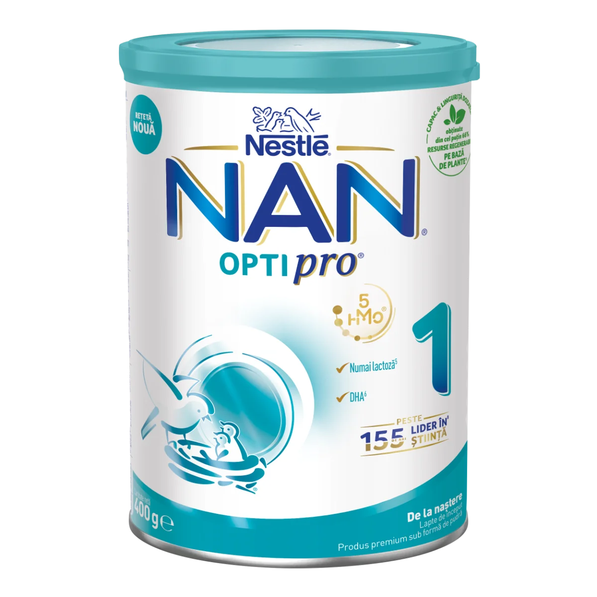 Lapte praf Nan 1 Optipro HMO Premium +0 luni, 400g, Nestle 