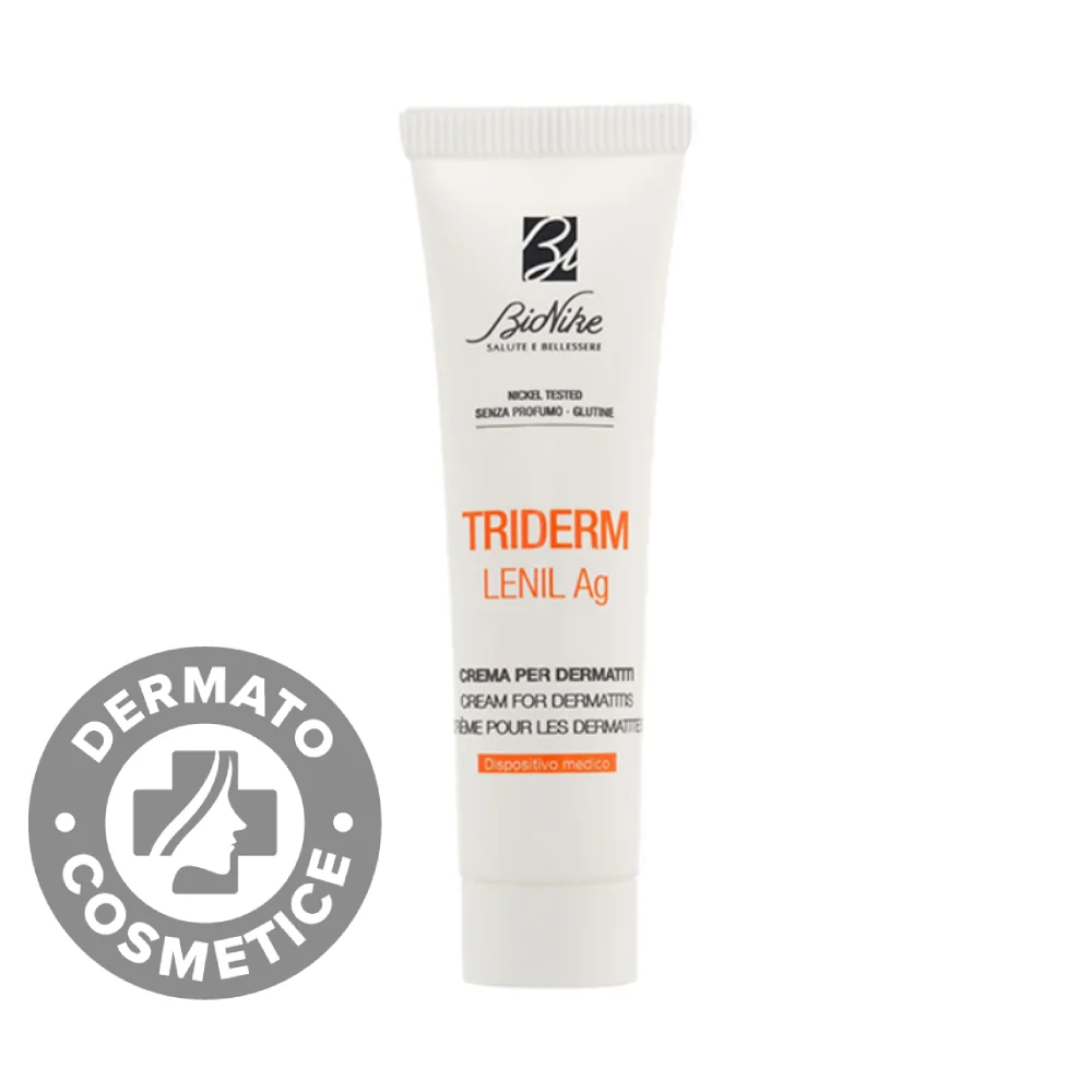 Crema pentru dermatite si eczeme cu argint Triderm Lenil Ag, 30ml, Bionike 