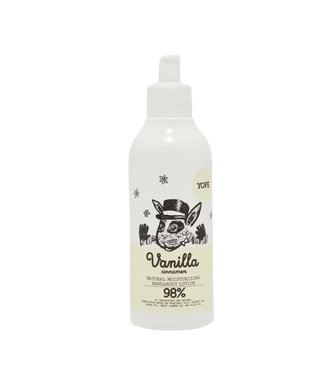 Lotiune de maini si corp naturala Vanilla cinnamon, 300ml, Yope