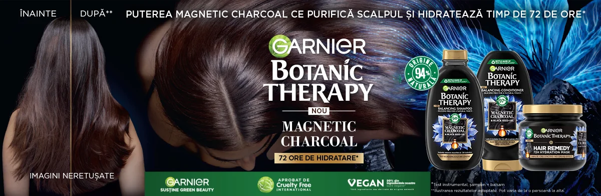 Botanic Therapy Magnetic Charcoal - formula noua