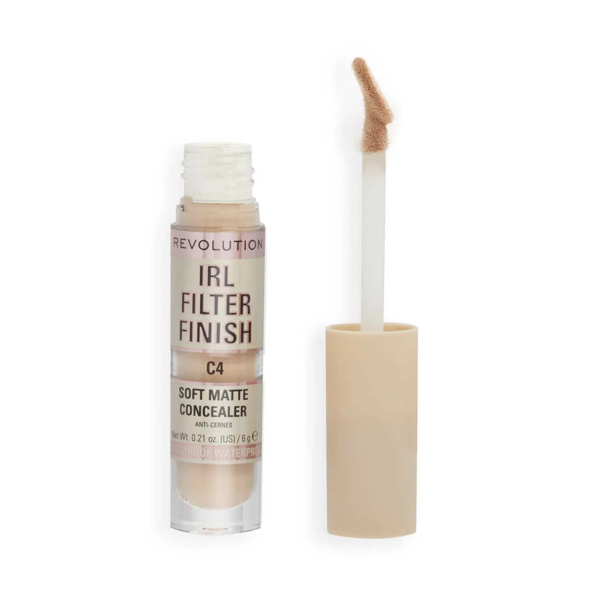 Corector IRL Filter Finish C4, 6g, Makeup Revolution 