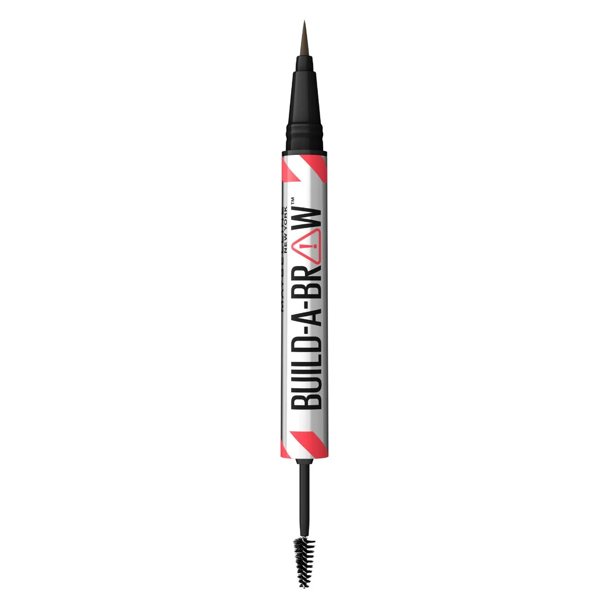 Marker de sprancene si gel de fixare 2 in 1 262 Black Brown Build a Brow, 1.4g, Maybelline