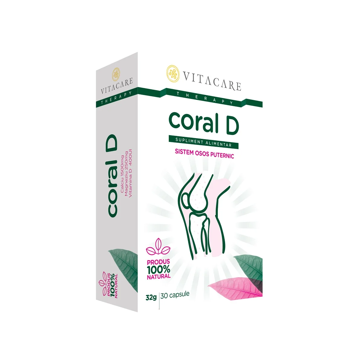 Coral D, 30 capsule, Vitacare