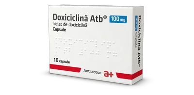 Doxiciclina 100mg, 10 capsule, Antibiotice