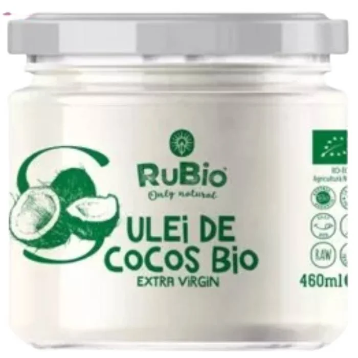 Ulei de cocos extra virgin ecologic, 460ml, Rubio